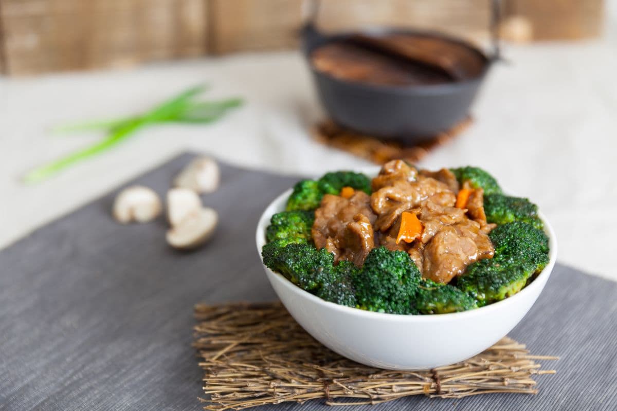 69. Broccoli Beef, Chicken, BBQ Pork, Shrimp Stir Fry
