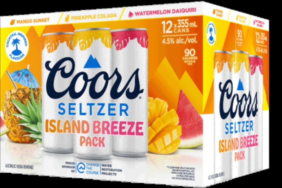 COORS SELTZER ISLAND BREEZE MIXER PACK (12 x 355 ml)