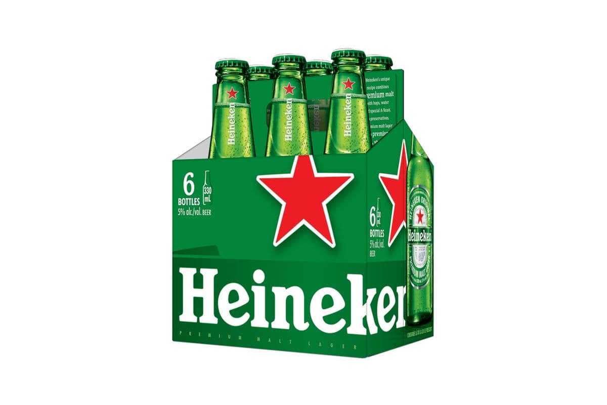 Heineken Lager BTL (6 x 330mL)