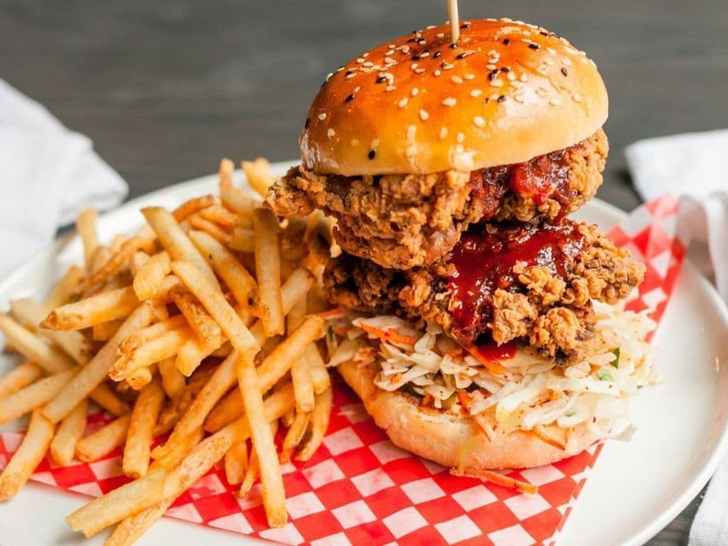 Korean Fried Chicken Sandwich