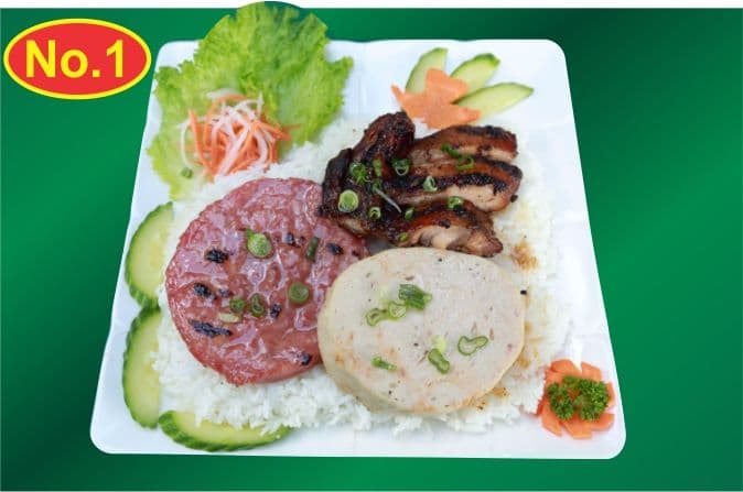 No. 1 Rice Combo (8 IN SQUARE BOX CHARGED)