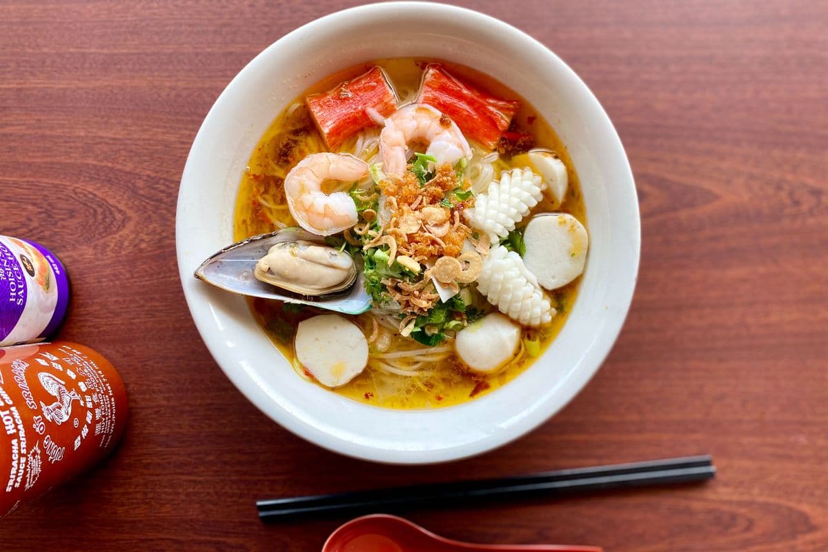 Spicy Seafood Noodle Soup