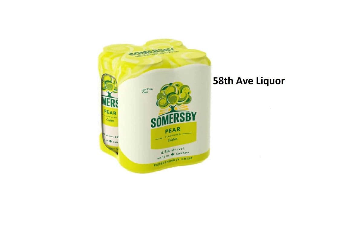 SOMERSBY PEAR CIDER 4 CANS (1 x 4x473ML)