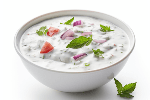 Raita (Yogourt fouetté assaisonné /Seasoned Whipped Yogurt)
