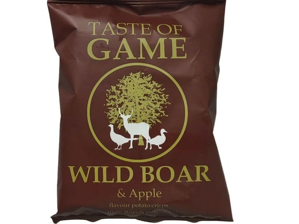 Taste of Game Wild Boar and Apple Crisps UK 40g Chips
