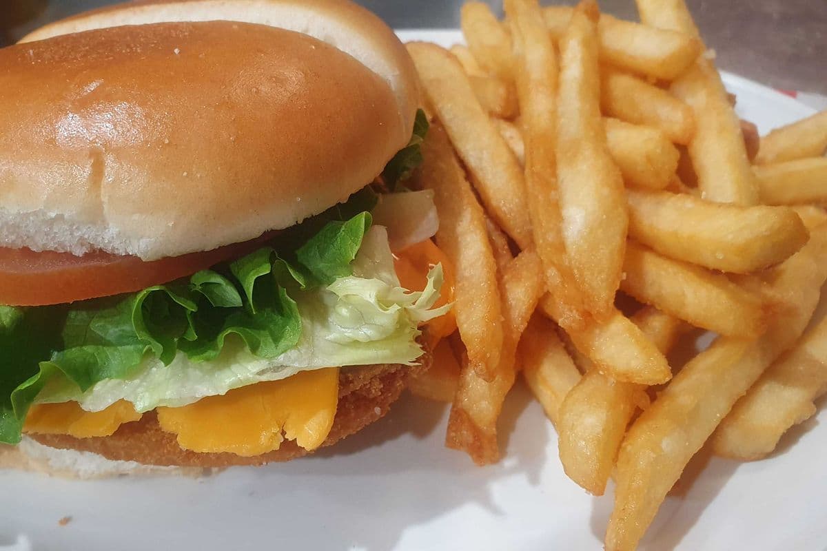 Spicy Chicken Burger&Fries