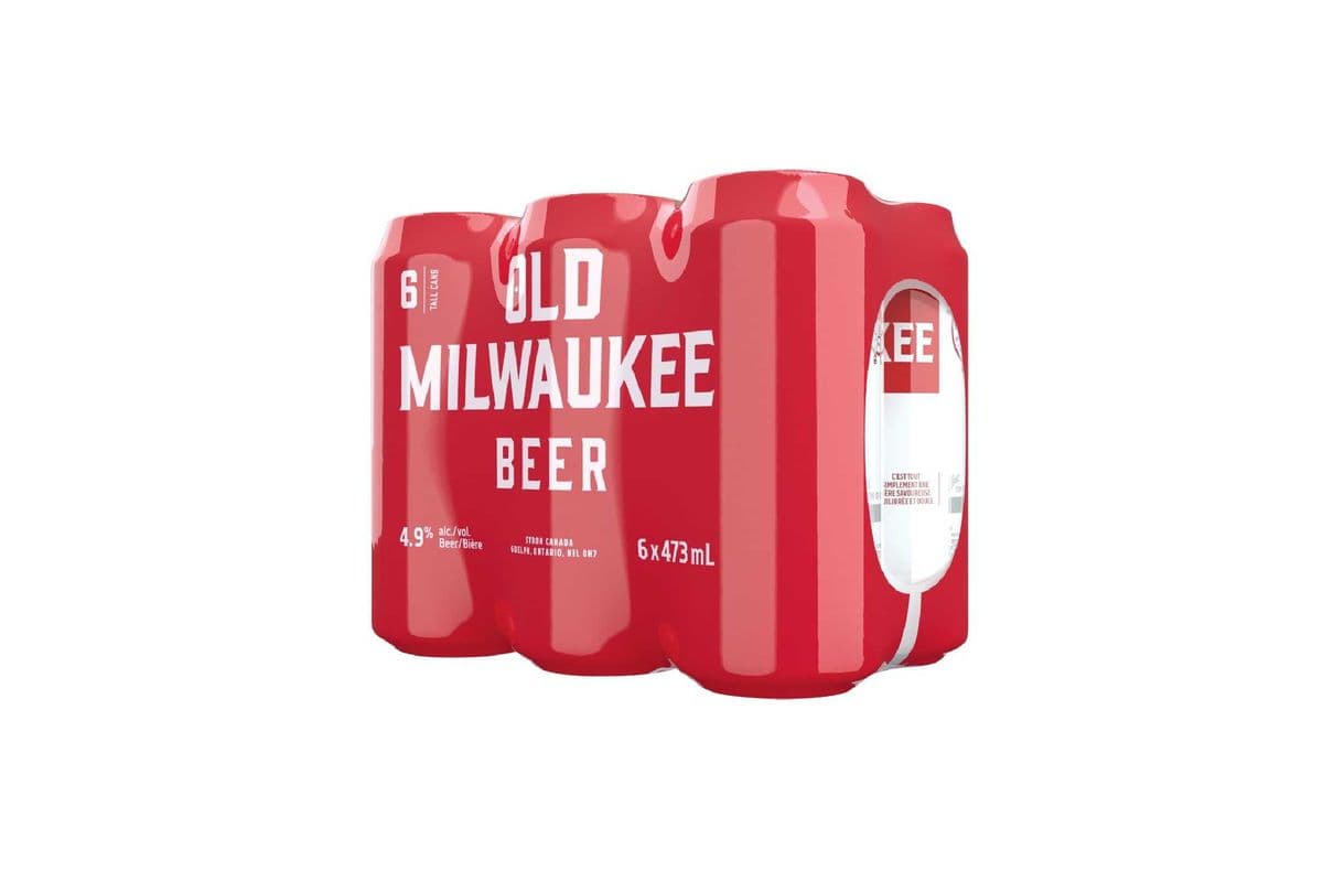 Old Milwaukee Regular Tall (6 Pack Cans) (6 x 473 ml Cans)
