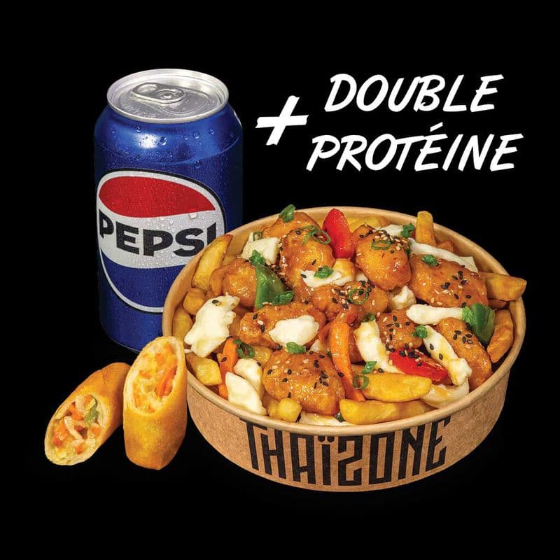 Poutine Tao Orange Trio + / Orange Chicken Tao Poutine Combo +
