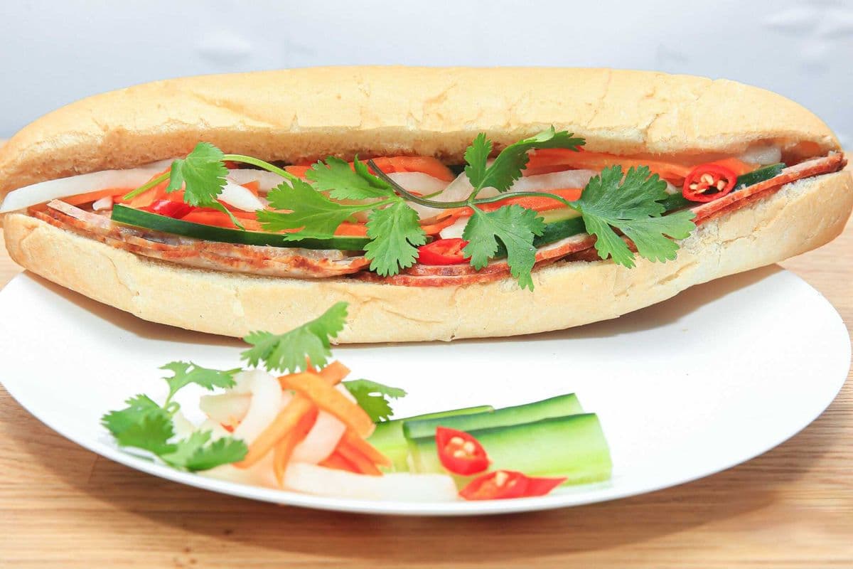 5. BBQ Pork Patties Sandwich - Bánh Mì Nem Nướng