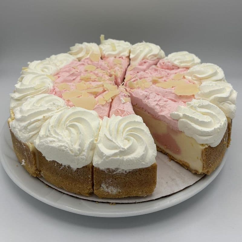 10" Gâteau au Fromage Fraises sauvages & crème / 10" Wild Strawberries & Cream Cheesecake
