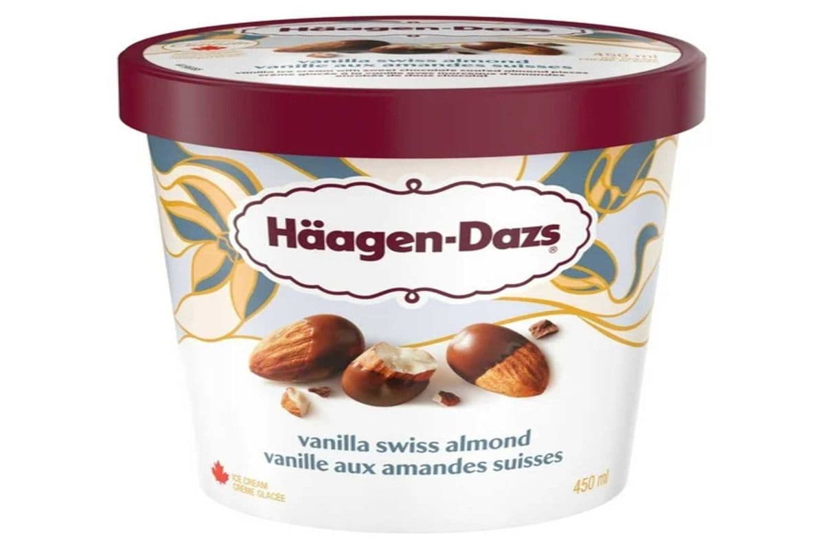 Haagen-Daz Vanilla Swiss Almond (450 ml)