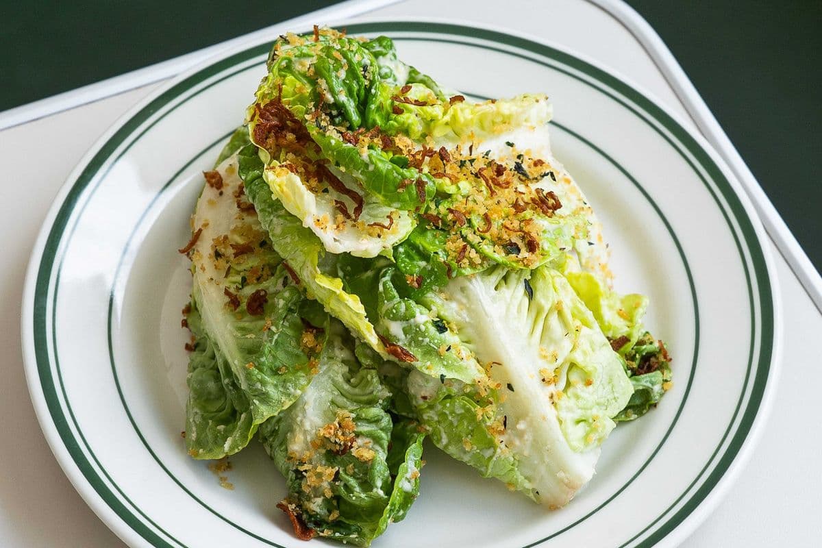 Baby Gem Salad (Vegan)