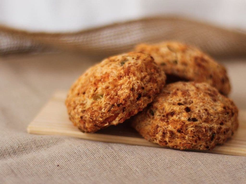 Scone cheddar et tomate séchées