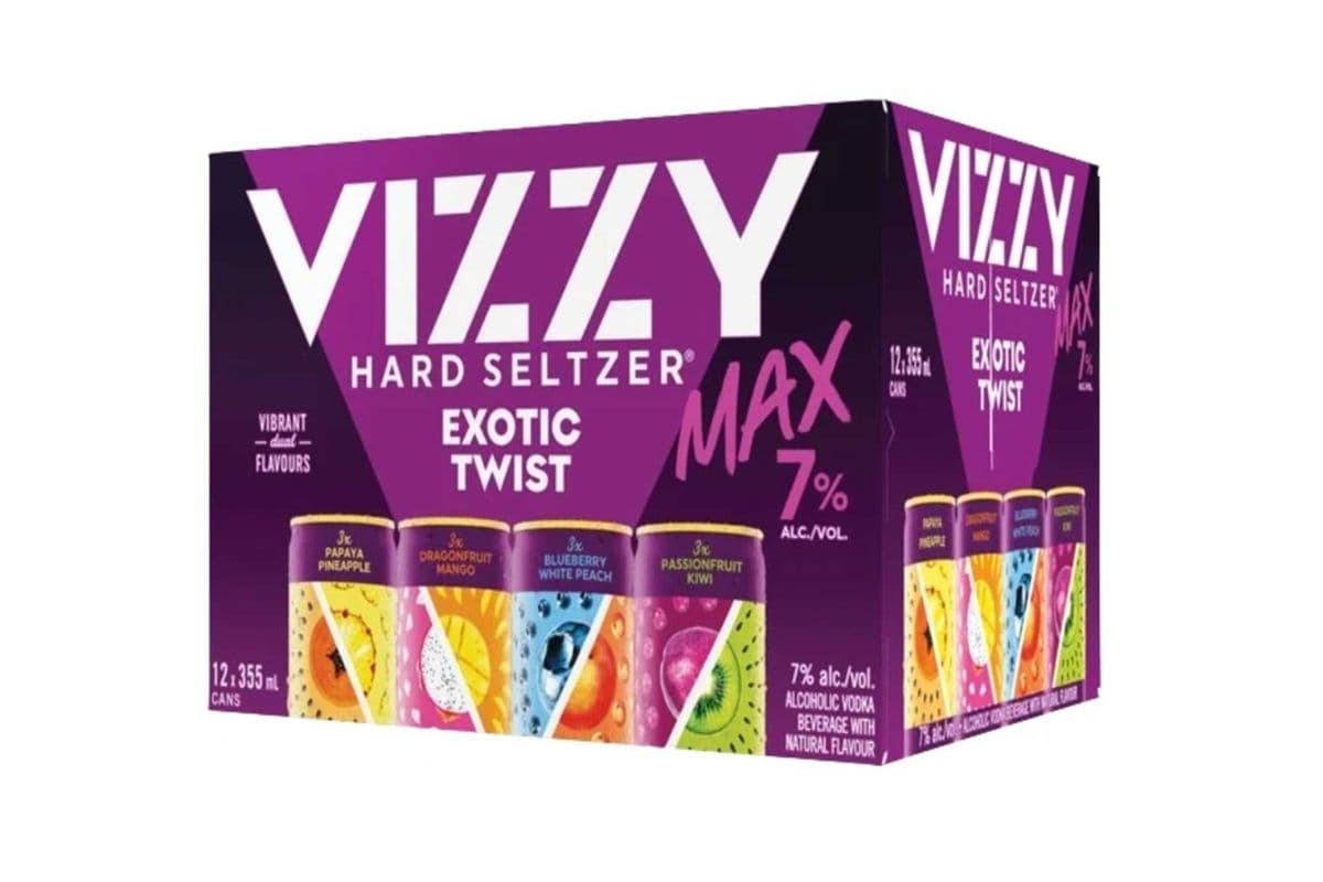 VIZZY HARD SELTZER EXOTIC TWIST (12 x 355ML)
