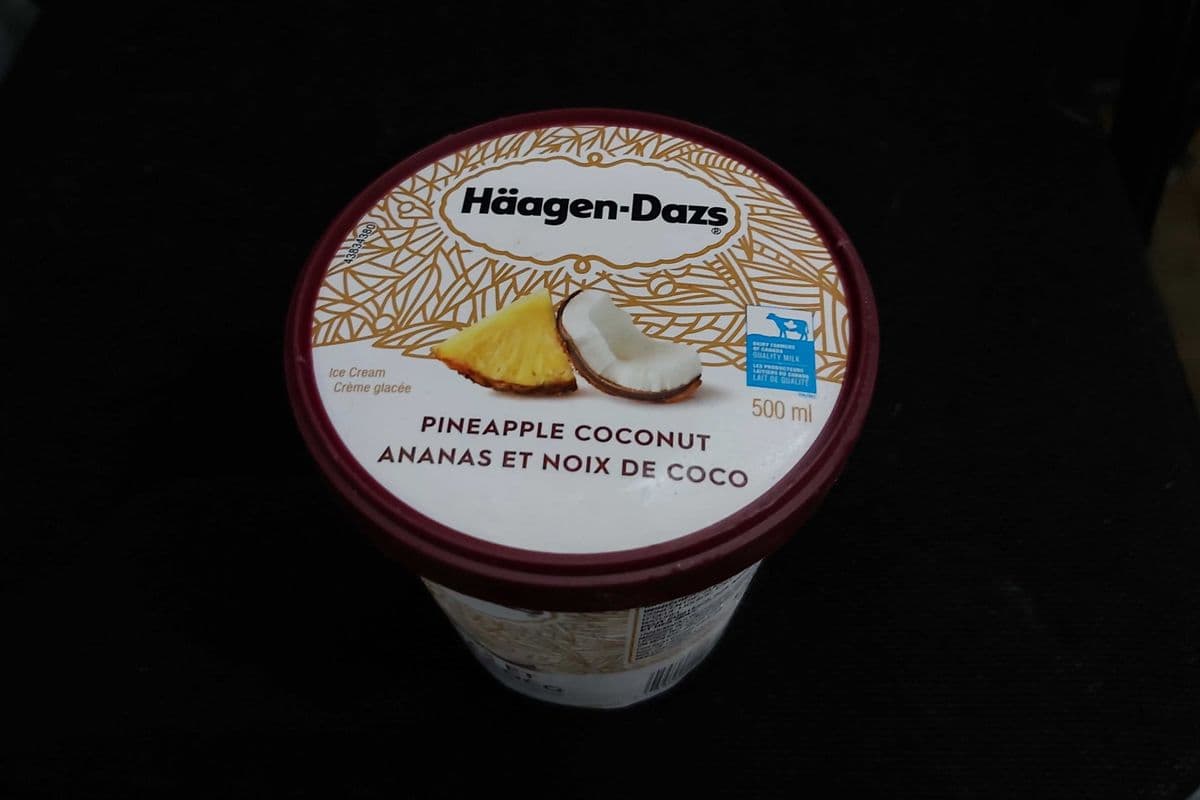 Häagen-Dazs Ananas et noix de coco (500 mL) / Pineapple and Coconut (500 mL)