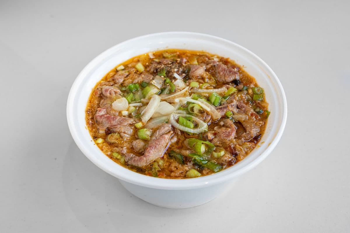 25. Sate Beef Rice Noodle Soup