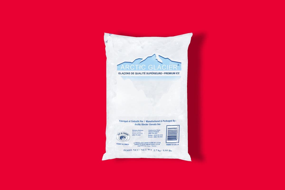 Arctic Glacier Cubed Ice (2.3kg) - 77397 (2.3kg/5 lbs)
