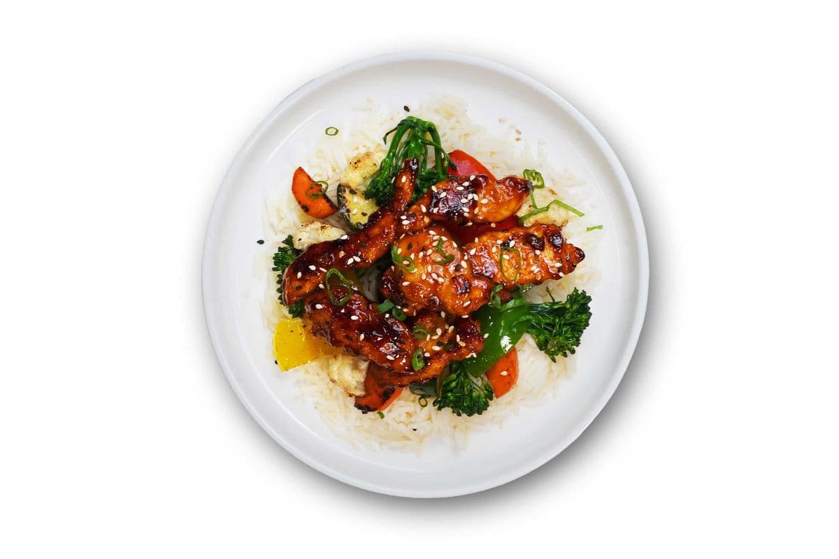 Kentucky Bourbon Chicken Stirfry (510 Cal)