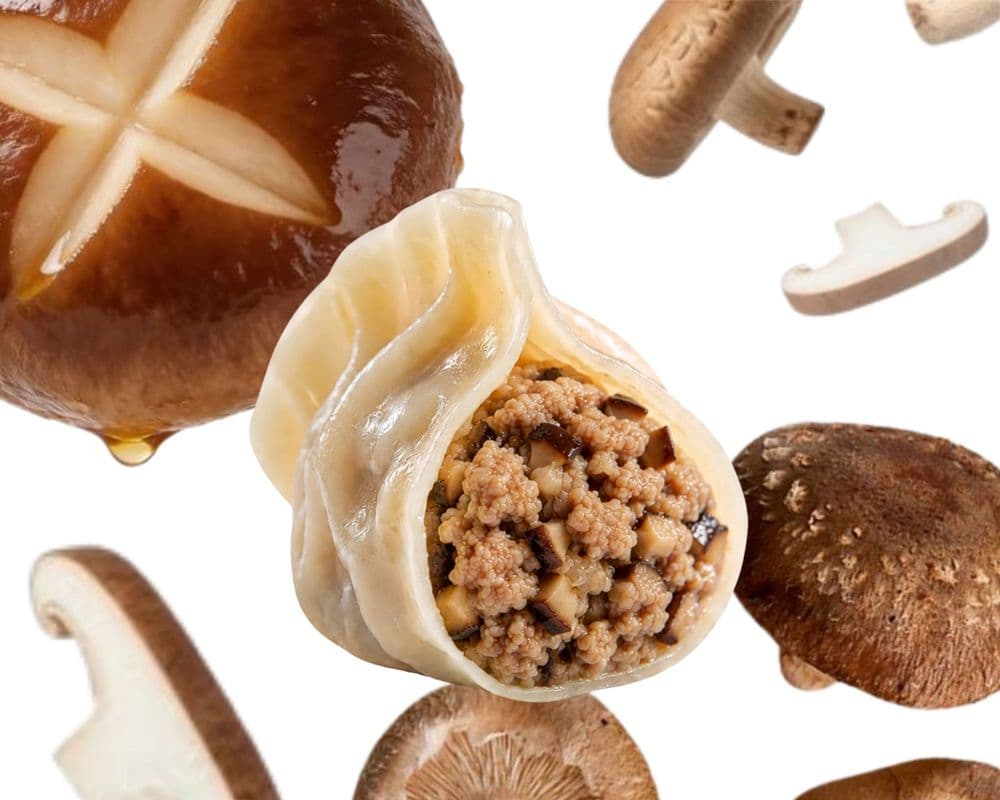 33. Pork & Mushroom Dumpling / Porc et Champignons Dumpling
