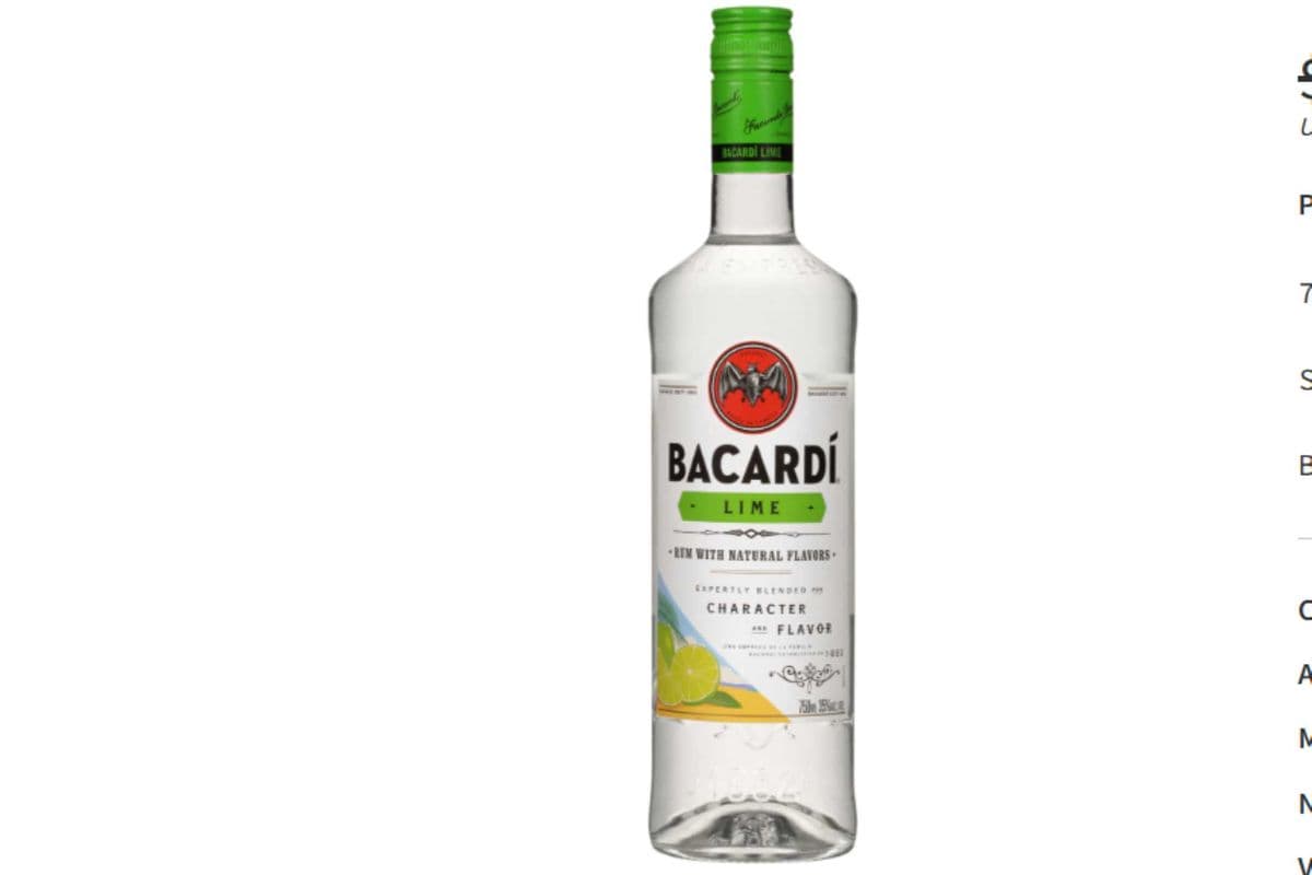BACARDI LIME 750ML (1 x 750)