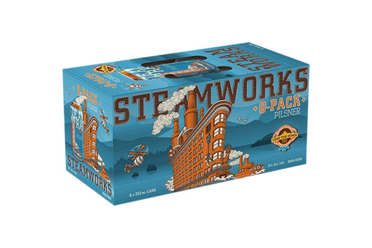 Steamworks Pilsner (8 x 355ML Cans)