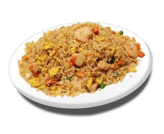 40. Riz frit aux fruits de mer / Seafood Fried Rice / 海鲜炒饭