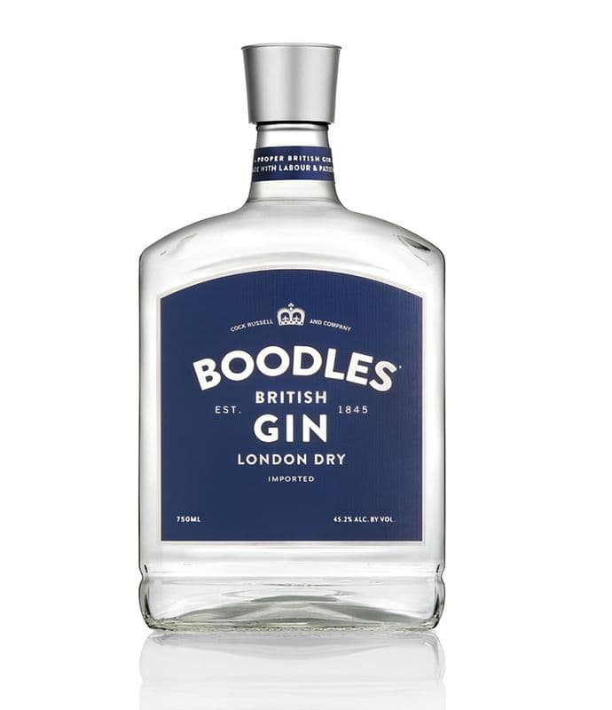 Boodles, 750mL Gin (40% ABV)