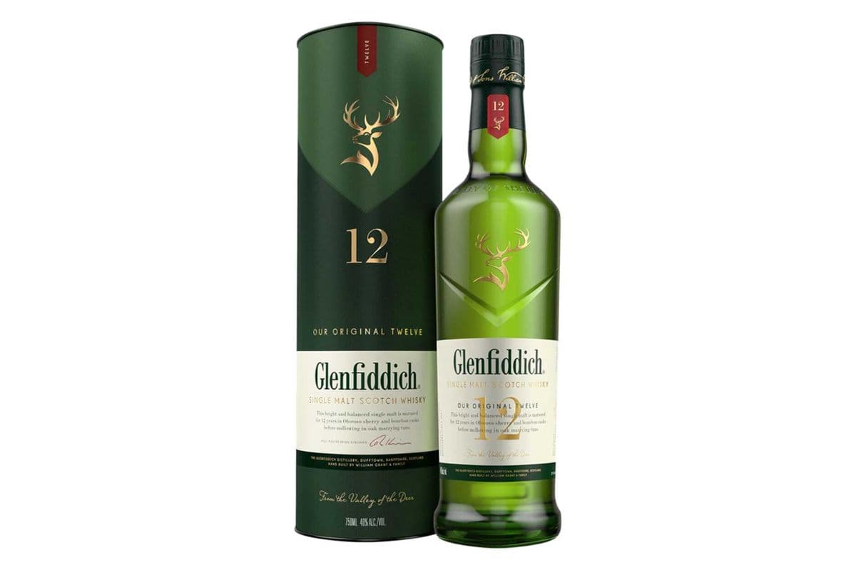 Glenfiddich 12 yr Single Malt Scotch Whiskey (1 x 750 ml)