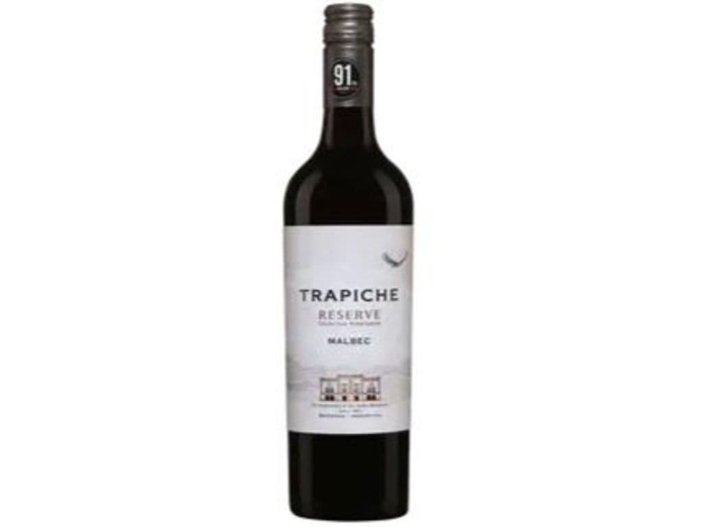 Bouteille Malbec, Trapiche Réserve Mendoza, Argentine