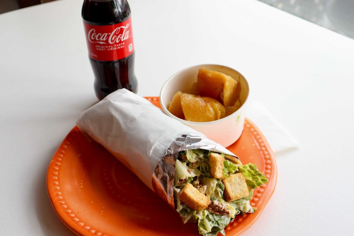 Chicken Caesar Donair Combo