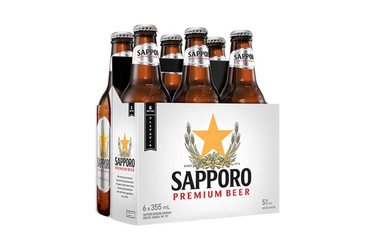 Sapporo (6 x 330 ml Bottles)
