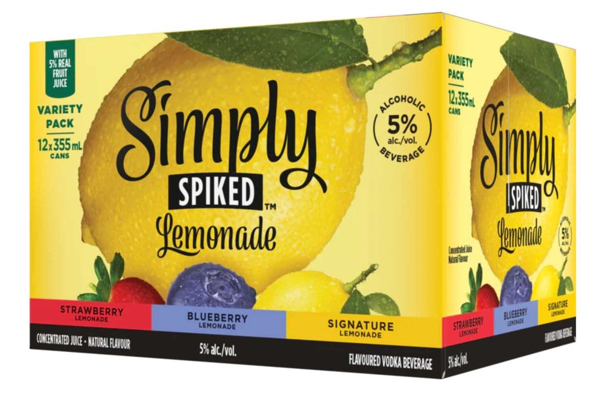 SIMPLY SPIKED LEMONADE MIXER 12PK (12 x 355ml)