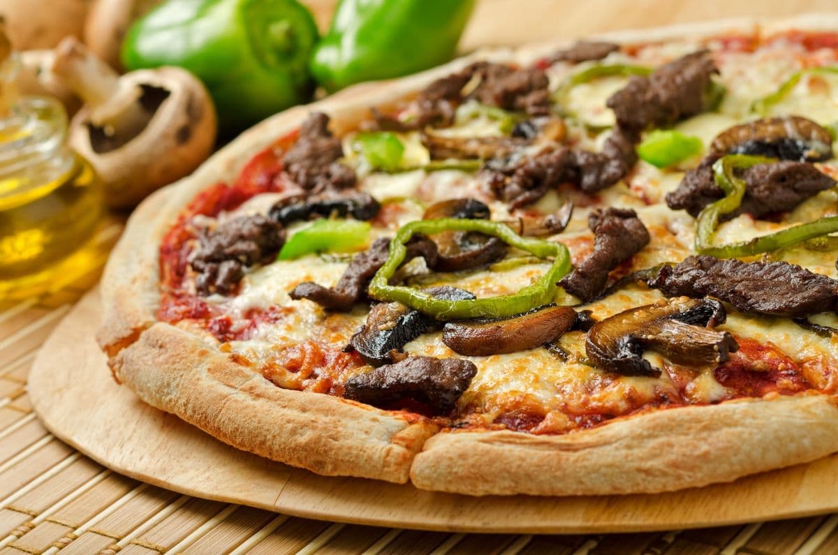Large Philly Steak Pizza
