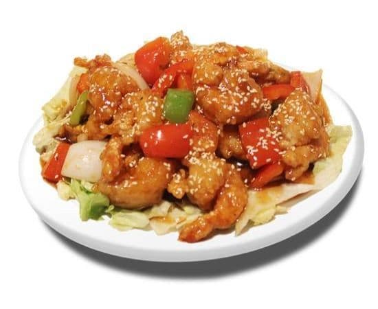 47b. Crevettes aux sésames avec riz / Semame Shrimp with rice / 芝麻虾