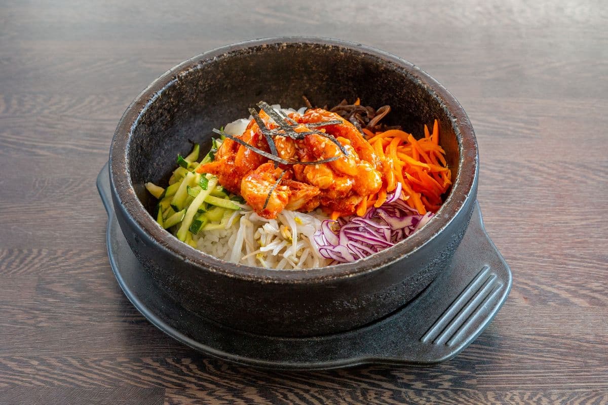78. Hot Stone Bibimbap with Spicy Chicken