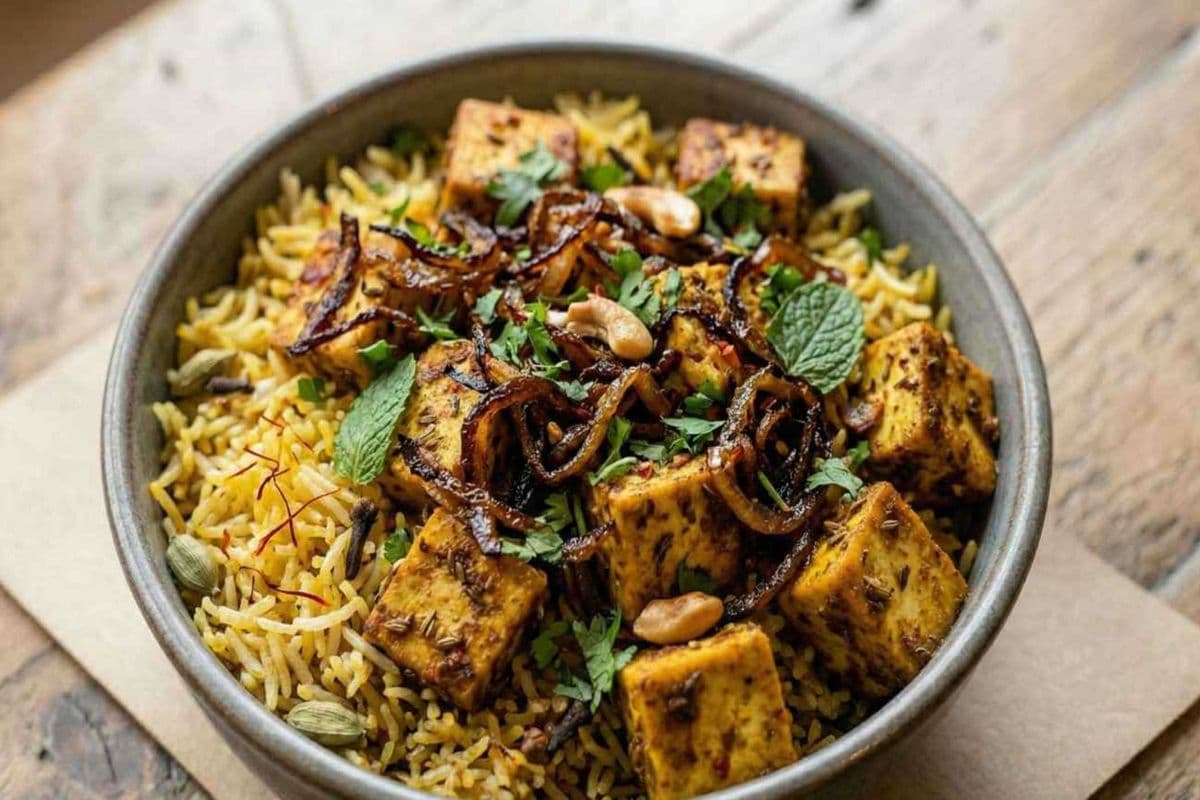 Vegan Tofu Biryani