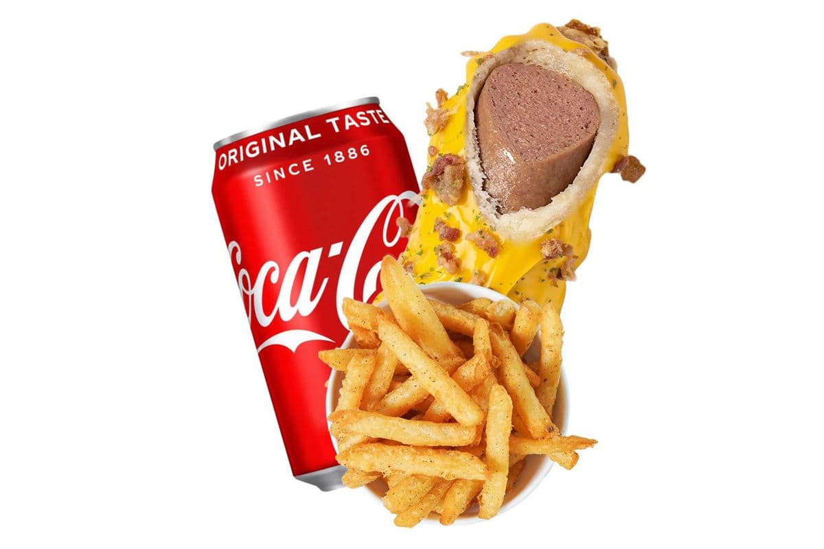 Nacho Cheese Ricedog Meal Combo