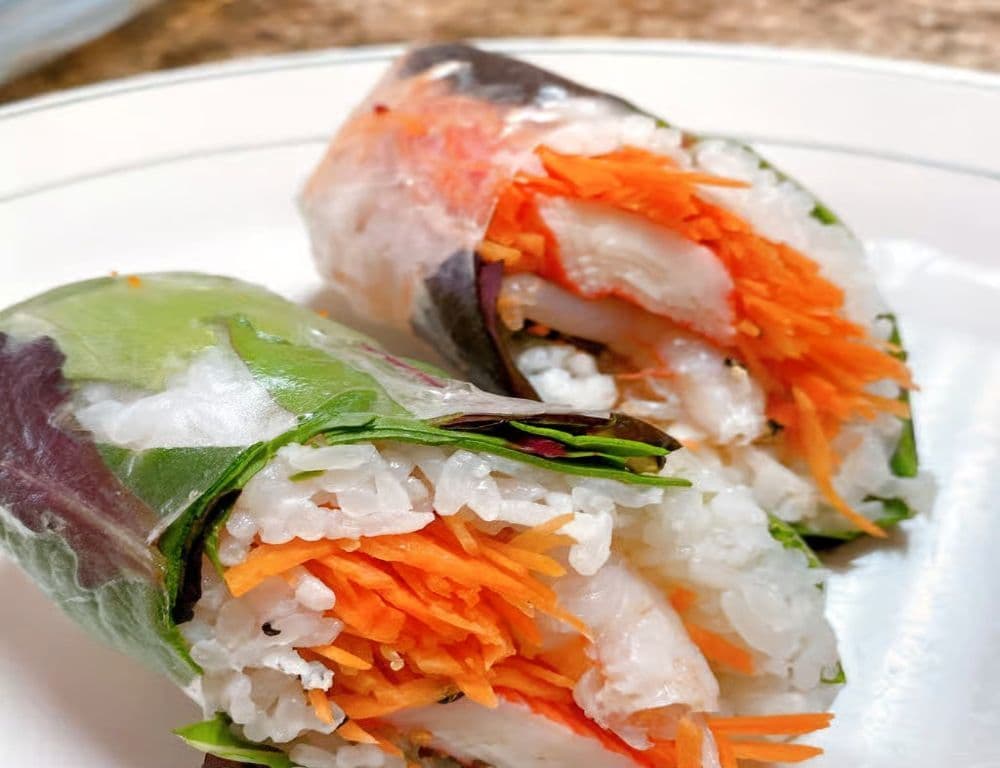 112. Maki Printemps de crevettes / 112. Shrimp Spring Maki