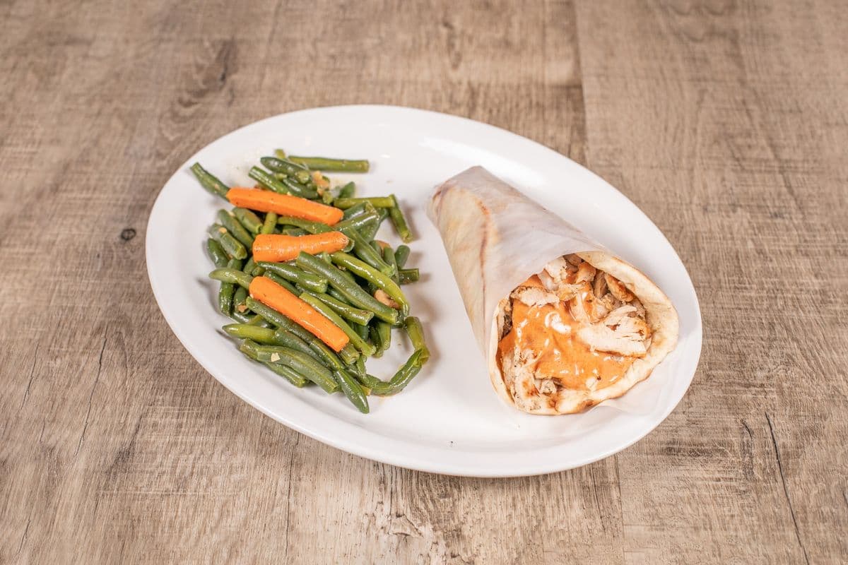 Chicken Wrap Supreme with One Side