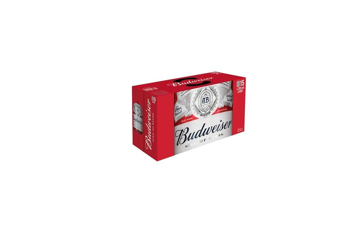 925222 - BUDWEISER (15 x 355 ML CANS)