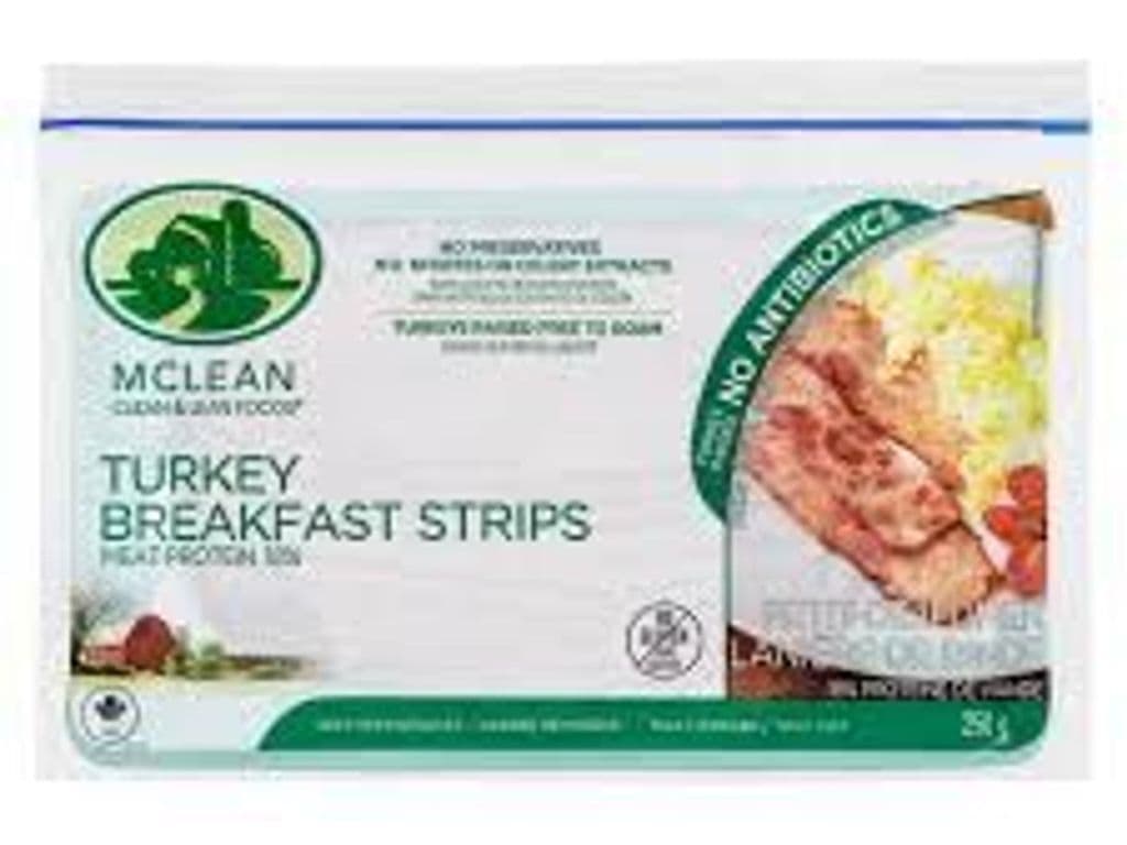 MCLEAN TURKEY BREAKFAST STRIPS 250G