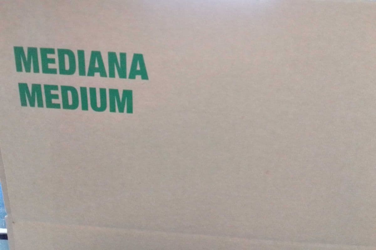 Medium moving box -Box dimensions: 18 1/8” x 18” x 16” (L x W x H)
