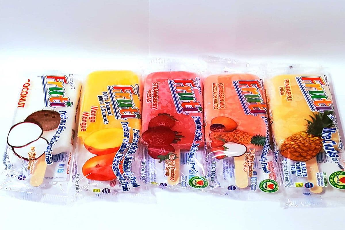 Chunks O' Fruti Frozen Fruit Bars (Popsicle)