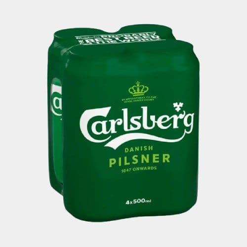 Carlsberg 4 canettes (500mL) / Carlsberg 4 Cans (500mL)