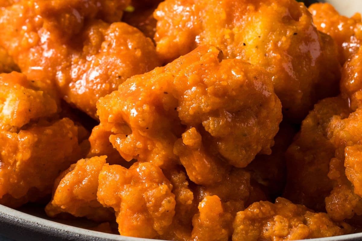 Buffalo Popcorn Chicken