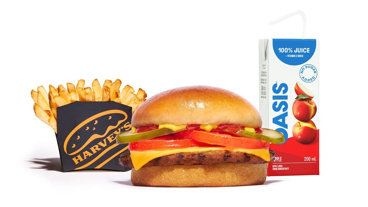 Trio Burger Junior avec fromage pour enfants