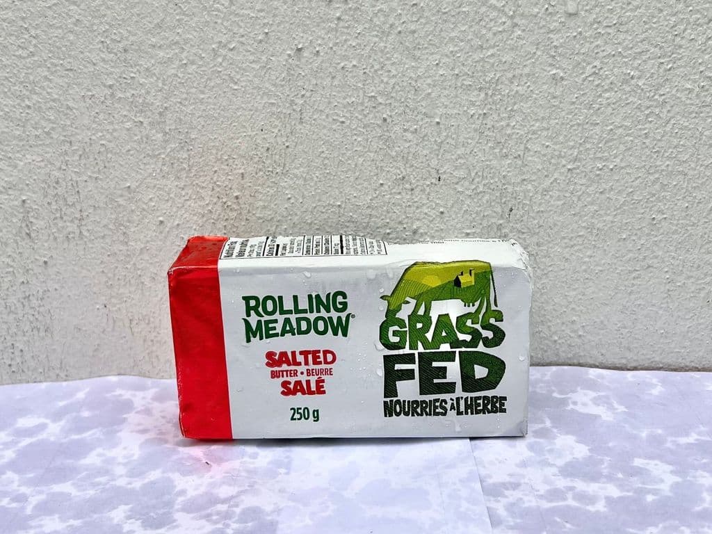ROLLING MEADOW GRASS FED BUTTER SATLED 250G
