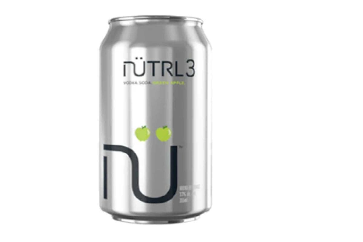 NUTRL Vodka Soda Green Apple (6 x 355 ml cans)