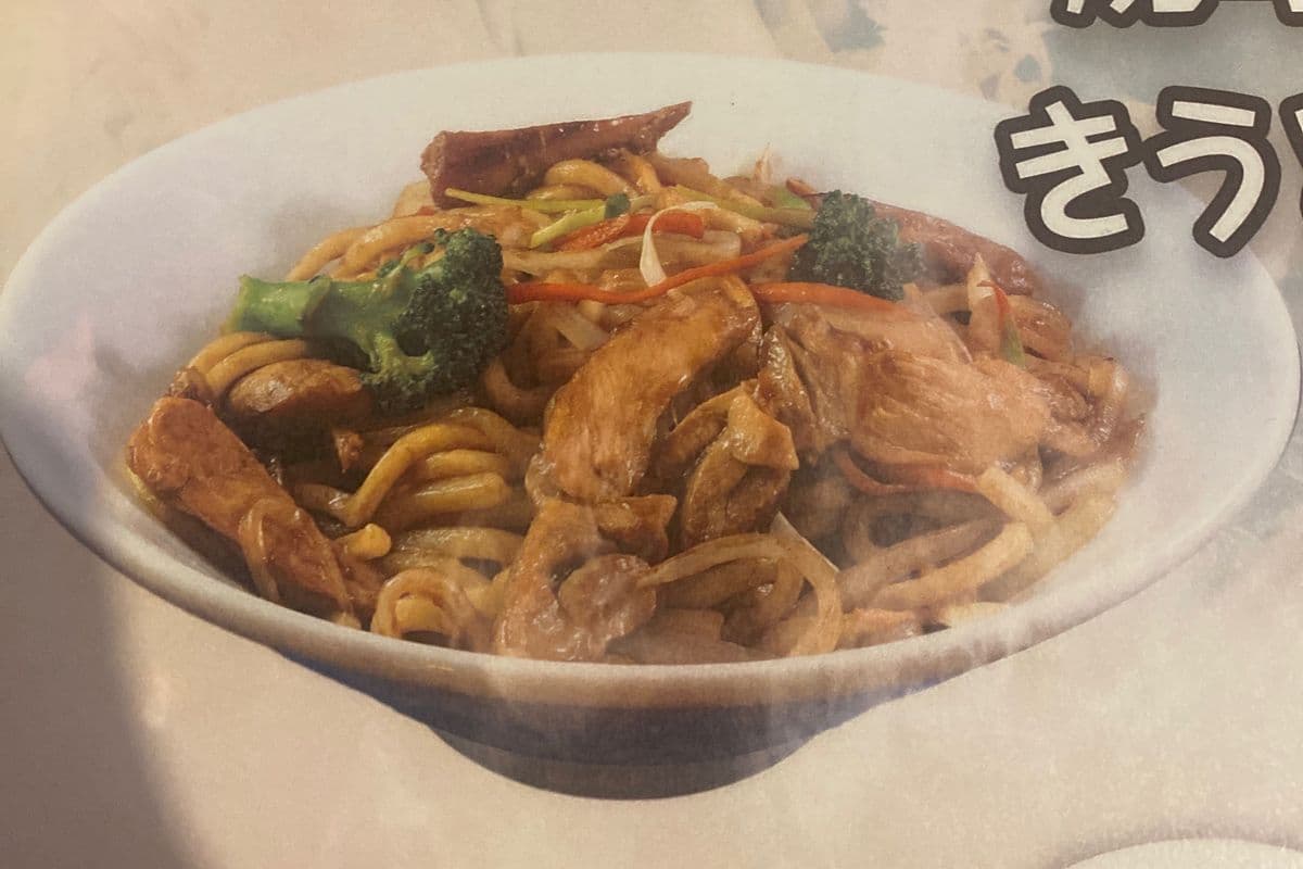Fried Udon with Chicken (20 OZ)