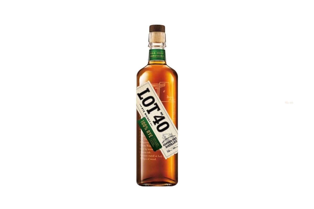 Lot No. 40 Rye Whiskey (1 x 750ML)